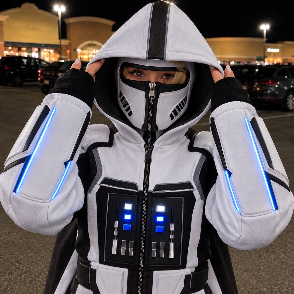 Stormtrooper Masked Hoodie