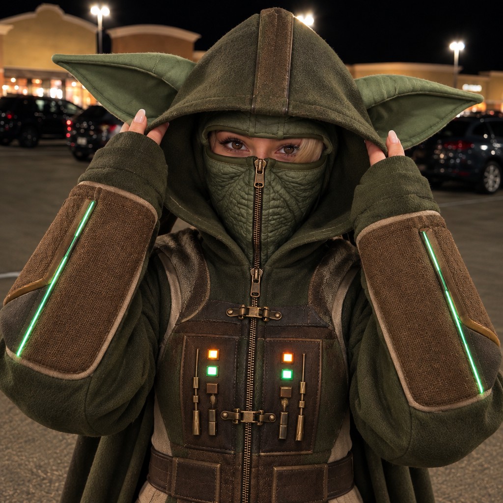 Yoda Masked Hoodie